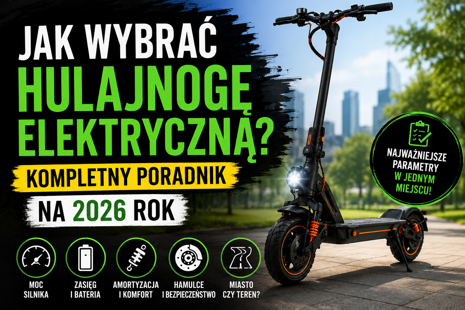 Jak wybrać hulajnogę elektryczną? Kompletny poradnik zakupowy na 2026 rok